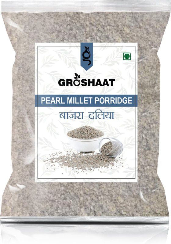 Groshaat Bajra Daliya (Pearl Millet Porridge) - 1Kg (Pack of 1) Pouch  (1000 g)
