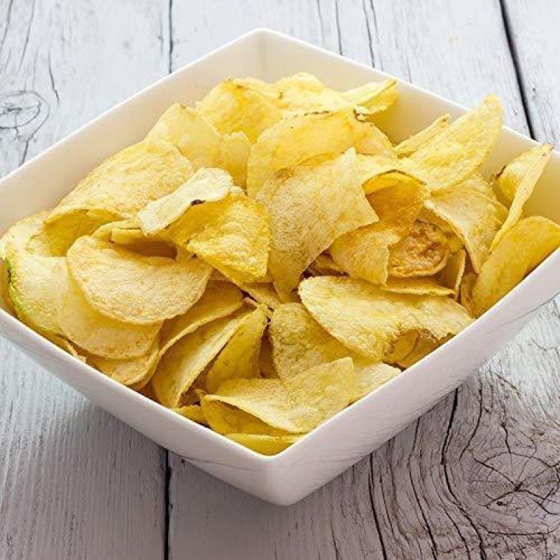 GROCERYONTHEGO Salted Potato Chips | Aloo Chips | Salty Wafers | Aalu Chips-400GM  (400 g)