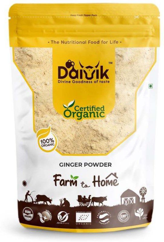 DAIVIK ORGANIC Ginger Powder, 200 g  (200 g)