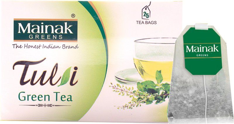 Mainak Tulsi 25 Herbal Tea Bags Box  (25 Sachets)
