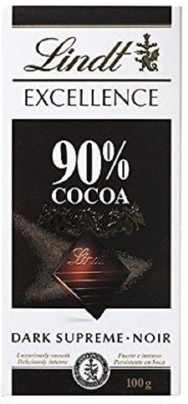 LINDT 90% Cocoa dark Bars  (100 g)