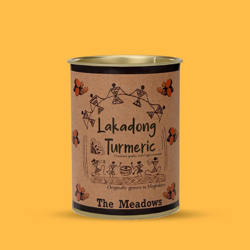 The Meadows Lakadong Turmeric for Latte n Turmeric Infusion Tea Box  (150 g)