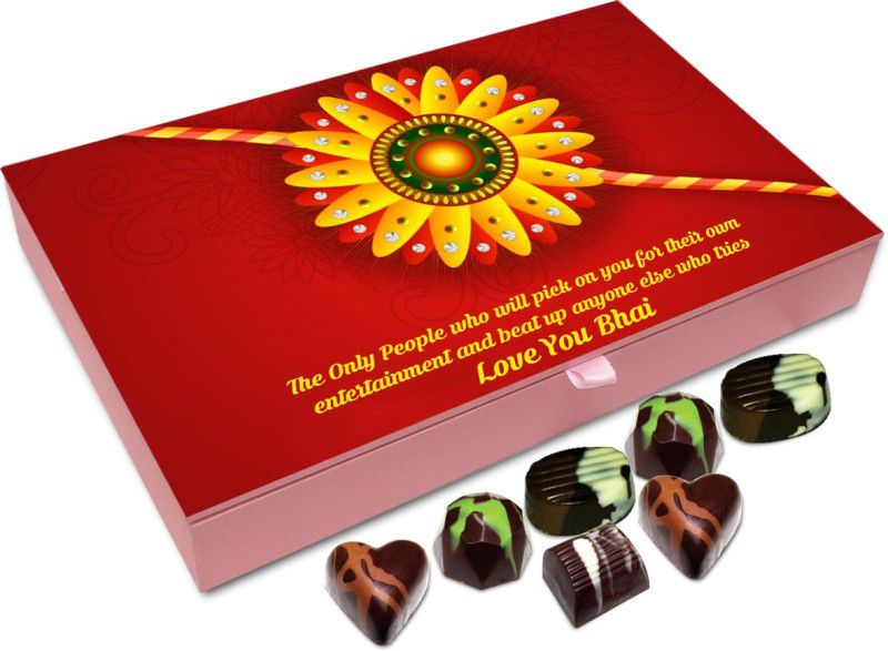 Chocholik Rakshabandhan Gift Box - The Only People Who Will Pick On You For - 12pc Truffles  (144 g)