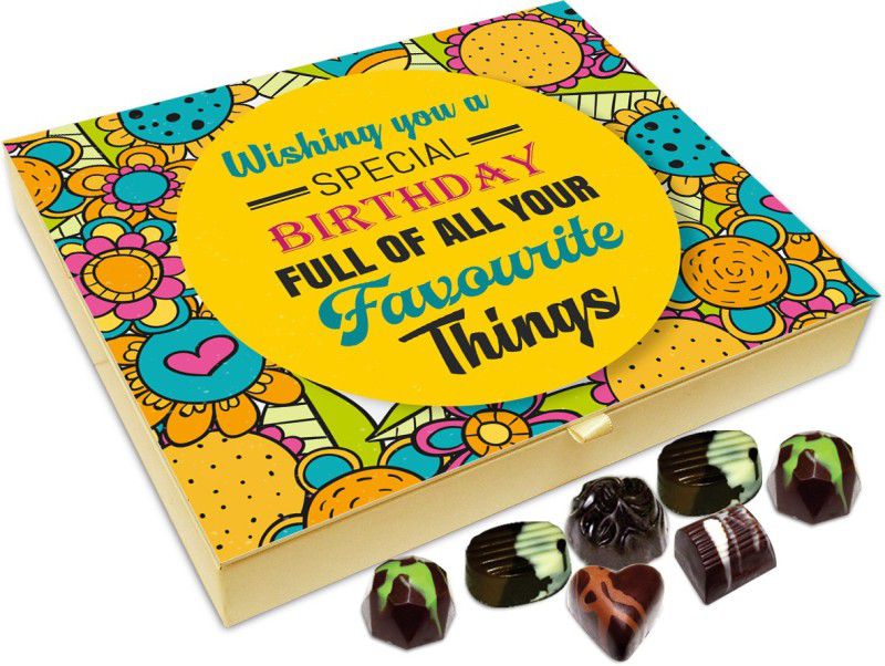 Chocholik Gift Box - Wishing You A Special Birthday Chocolate Box - 20pc Truffles  (240 g)