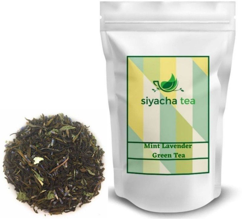 Siyacha Tea Mint Lavender Green Lavender Green Tea Pouch  (100 g)