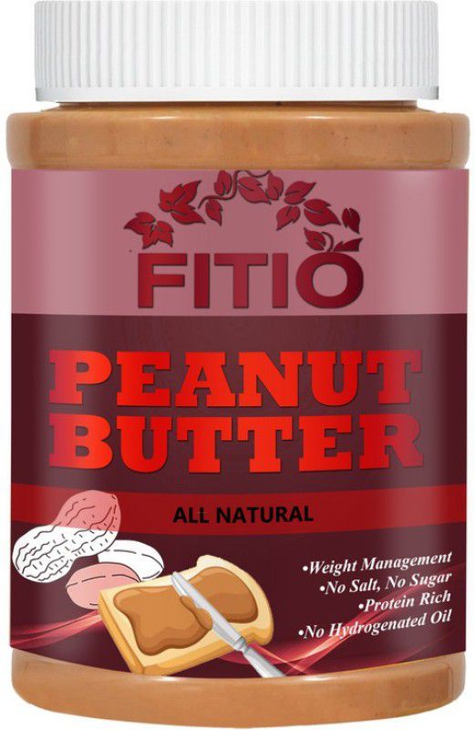 FITIO Nutrition 100% All Natural Premium Peanut Butter (126) 1 kg