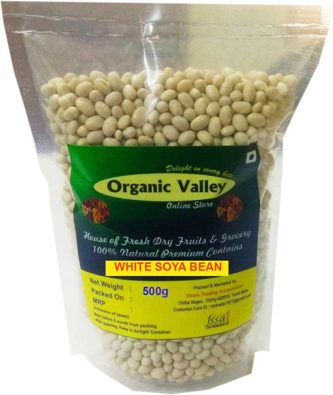 Organic Valley Soya Bean (Whole)  (500 g)
