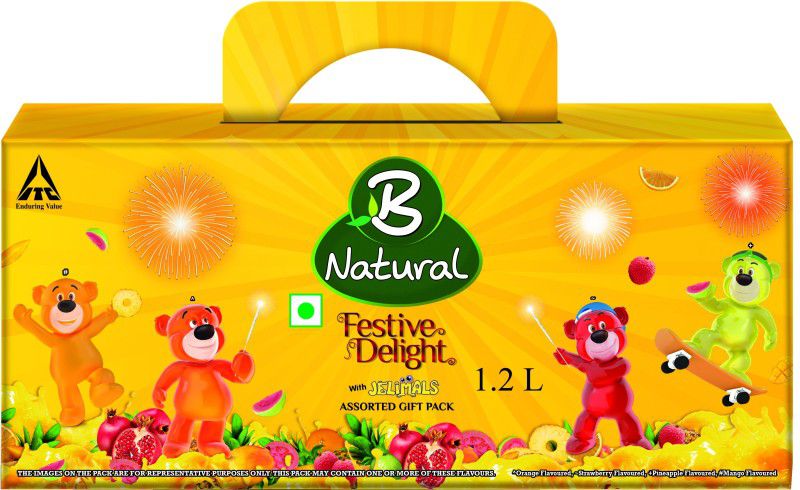 B Natural Festive Delight Gift Pack  (1.2 L)