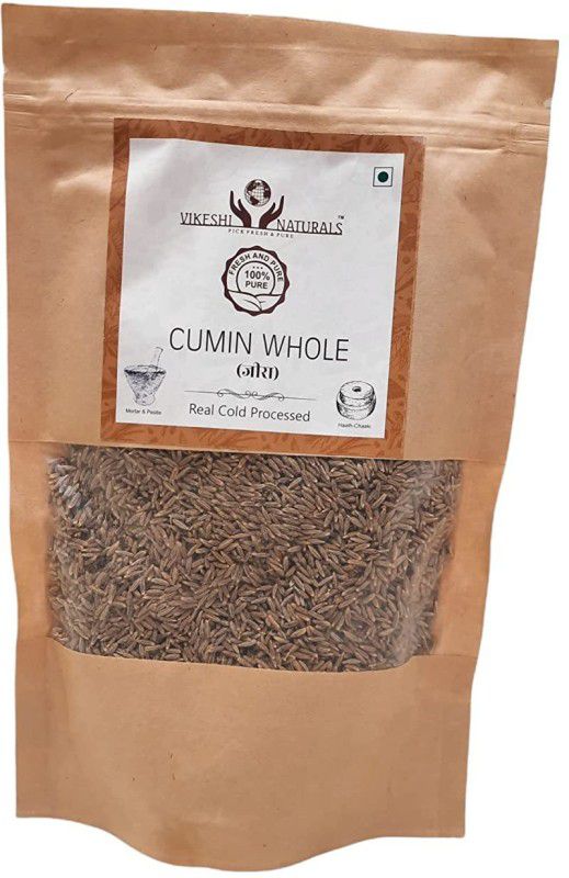 Vikeshi Naturals CUMMIN WHOLE |CUMMIN WHOLE Real Cold Processed 900gms, Pack of 1, 100% Natural  (900 g)