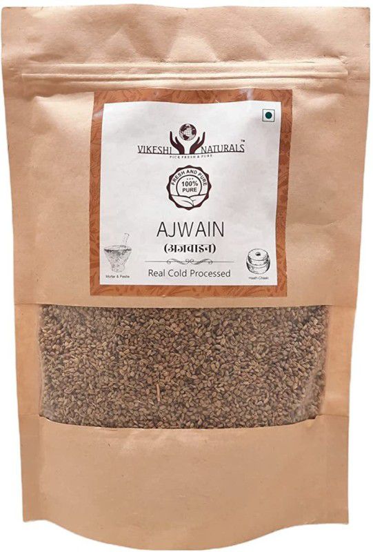 Vikeshi Naturals Ajwain |Ajwain Seeds Real Cold Processed 100gms, Pack of 1, 100% Natural  (100 g)