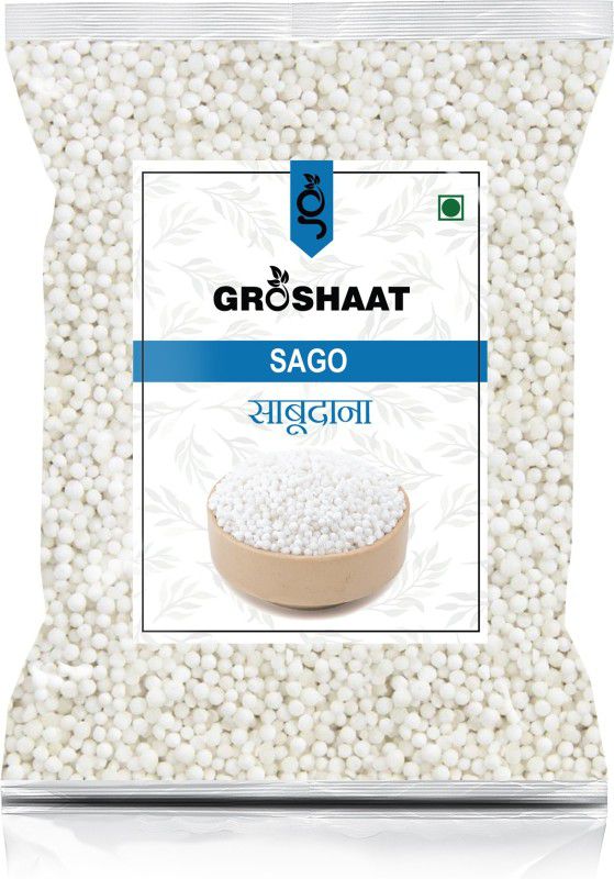 Groshaat Sabudana (Sago) - 1Kg (Pack of 1) commonly used in Fasting Vrat Sago  (1000 g)