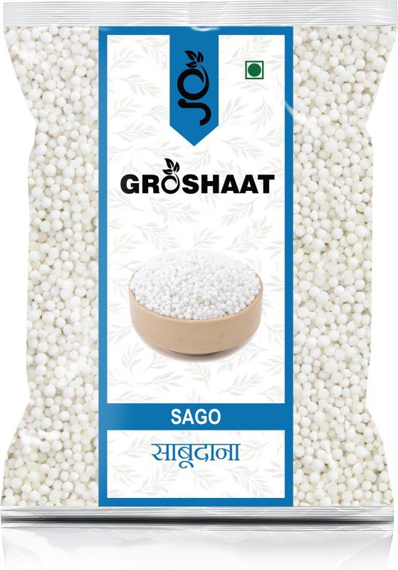 Groshaat Sabudana (Sago) - 3Kg (Pack of 1) commonly used in Fasting Vrat Sago  (3000 g)