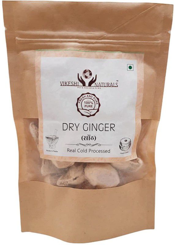 Vikeshi Naturals Dry Ginger |Dry Ginger Real Cold Processed 50gms, Pack of 1, 100% Natural  (50 g)