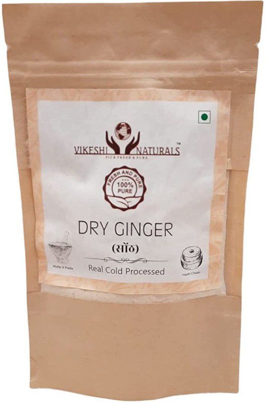 Vikeshi Naturals Dry Ginger Powder | Sonth Powder | Sukhi Adrak Powder 250gms, 100% Natural  (250 g)