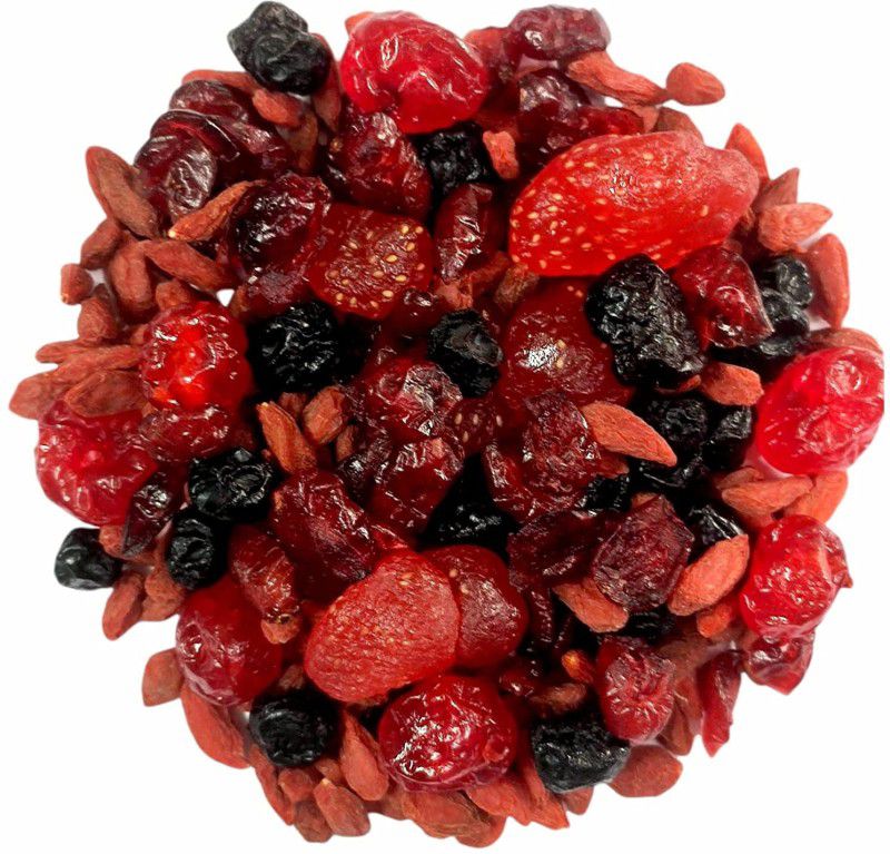 Dry Fruit Hub Dried Cranberries, Blueberries, Strawberries, Gojiberries, Cherries Blueberry, Strawberries  (400 g)