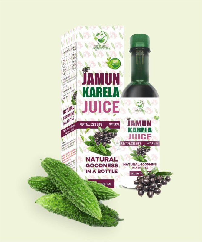 wecureayurveda Karela Jamun Juice Natural Blood Purifier, Help Balance Sugar Naturally 500 ML  (500 ml)