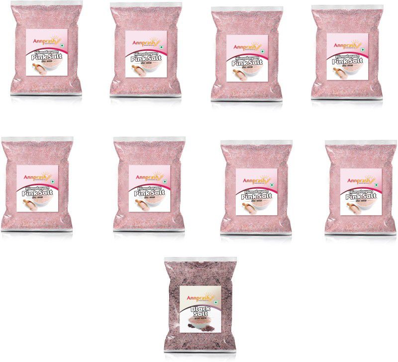 Annprash Pink Salt-29 Himalayan Pink Salt  (500 g, Pack of 9)