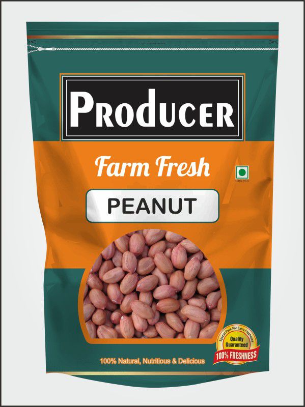 PRODUCER Red Raw Peanut (Whole)  (3 kg)