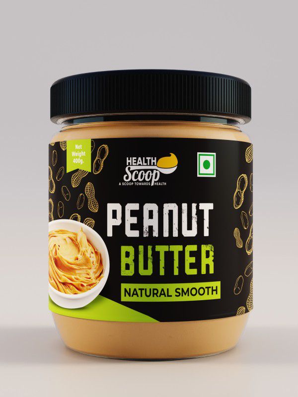 Healthscoop Natural Smooth Peanut Butter 0.4 kg