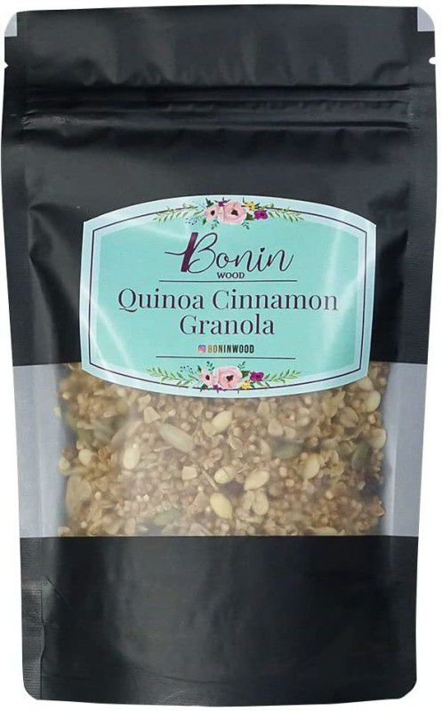 Bonin Wood Quinoa Cinnamon Oats Granola Healthy Food | Diet Food Pouch  (100 g)