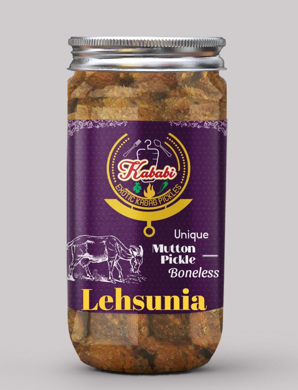 kababi Homemade Lehsunwala Boneless Mutton Pickle (400 GM) Delhi/North Style Mutton Pickle  (400 g)