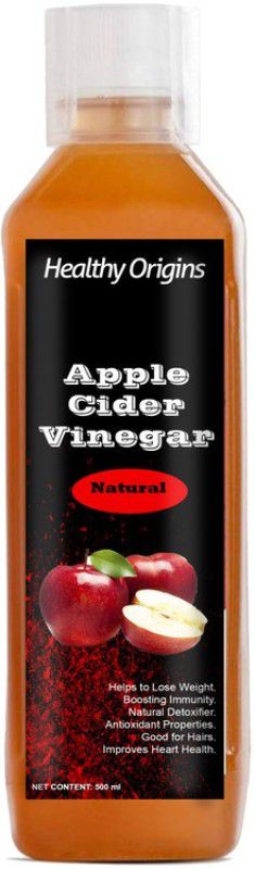 Healthy Origins Apple Cider Vinegar with Mother Vinegar For weight loss (Ultra) Vinegar  (500 ml)