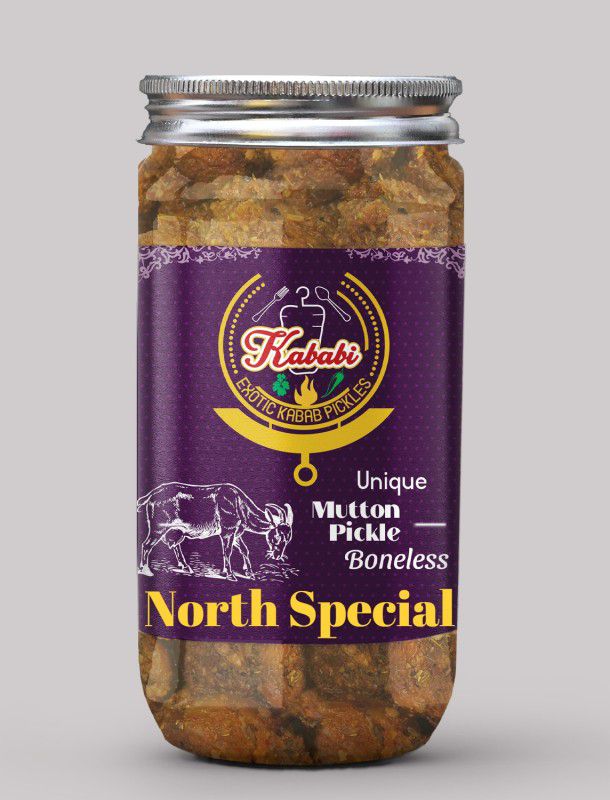 kababi Homemade North Special Boneless Mutton Pickle (400 GM) Delhi/North Style Mutton Pickle  (400 g)