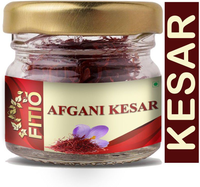 FITIO Natural, Pure and Organic Finest, Grade Afghani Kesar / Saffron Threads (5g) Ultra  (5 g)