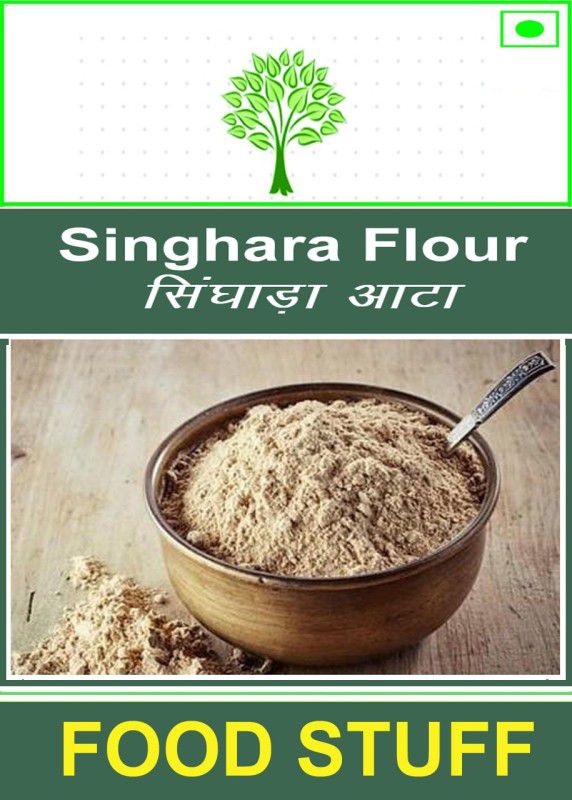 FOOD STUFF Best Quality Singhara Atta/Chestnut Flour - 4500g  (4500 g, Pack of 4)
