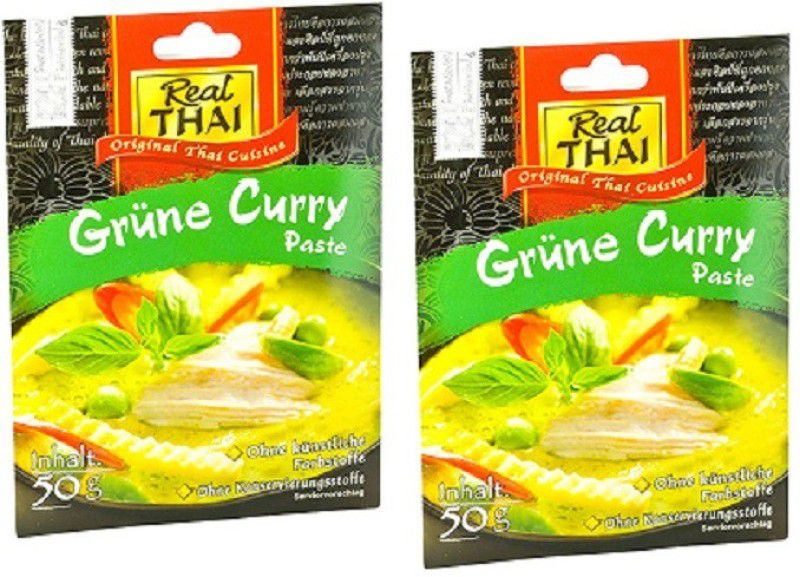 Real Thai REALTHAIGREENCURRYPASTE Chutney Paste  (2x50 g)