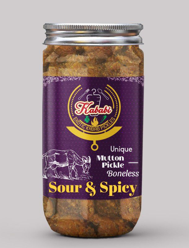kababi Homemade Sour & Spicy Boneless Mutton Pickle (400 GM) Delhi/North Style Mutton Pickle  (400 g)