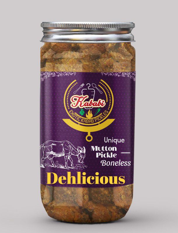 kababi Homemade Dehlicious Boneless Mutton Pickle (400 GM) Delhi/North Style Mutton Pickle  (400 g)