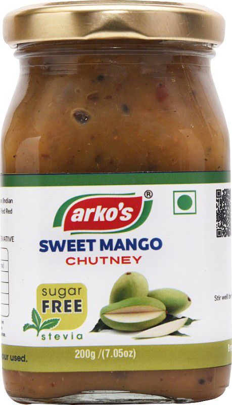 ARKOS Ar Homemade Sugar Free Sweet Mango Chutney Mango Pickle  (200 g)
