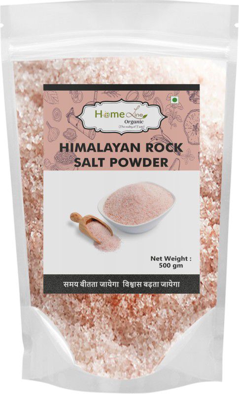 Homeline Organic Natural Himalayan Pink Salt Powder_500g Rock Salt  (500 g)