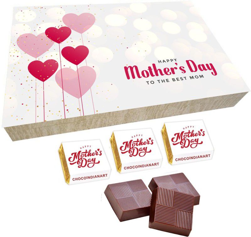 CHOCOINDIANART Sweet Happy Mother's Day, 12pcs Delicious Chocolate Gift Box, Truffles  (12 Units)