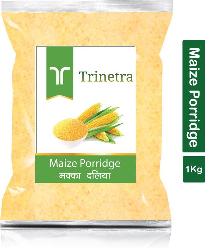 Trinetra Best Quality Makka Daliya (Maize Porridge)-1Kg (Pack Of 1) Pouch  (1000 g)