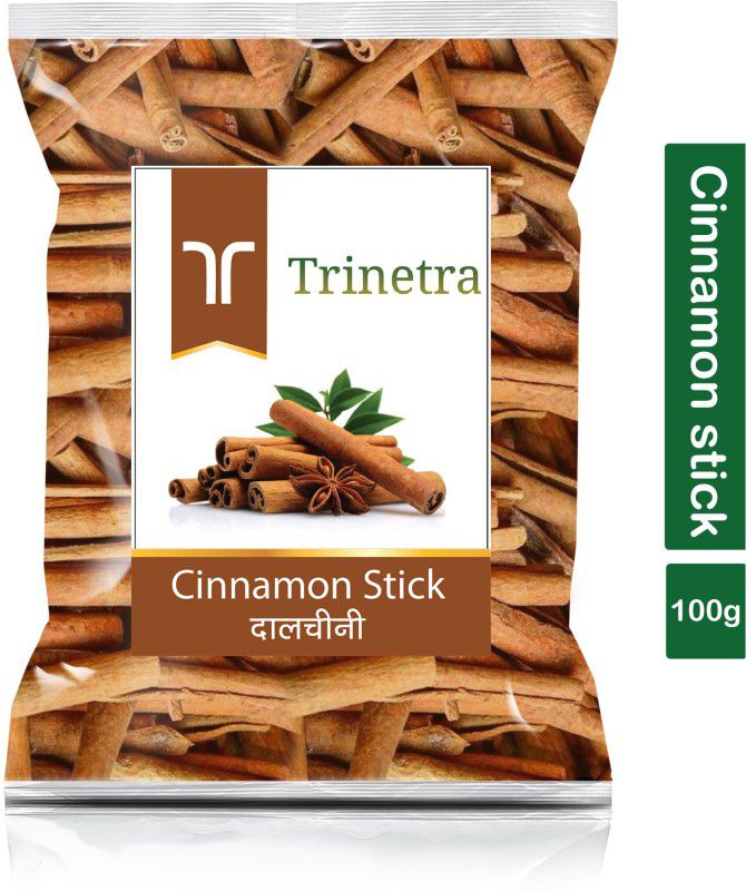 Trinetra Premium Quality Dalchini Sabut (Cinnamon Stick)-100gm (Pack Of 1)  (100 g)
