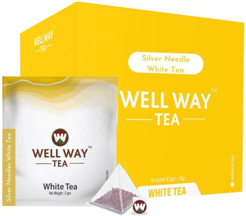 Well Way Tea Silver Needle White Tea Bag(Pack of 10) White Tea Box  (20 g)