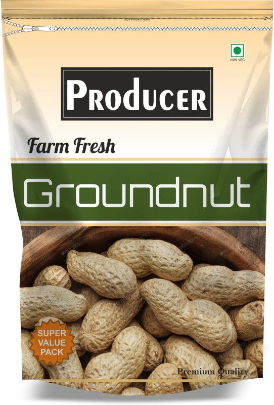 PRODUCER Red Peanut (Whole) (Raw Peanut, Groundnut Seeds, Sheng dana)  (500 g)