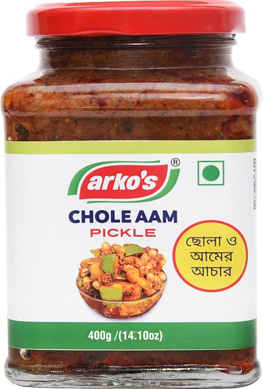 ARKOS Homemade Chole Aam Pickle, 400gm Mango Pickle  (400 g)