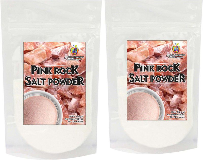 Jioo Organics Salt Powder / Saindha Namak Himalayan Pink Salt  (500 g, Pack of 2)