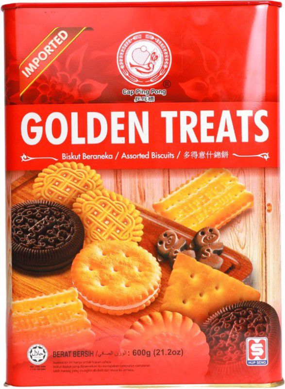 Kerk Golden Treats Assorted Biscuits Assorted  (600 g)