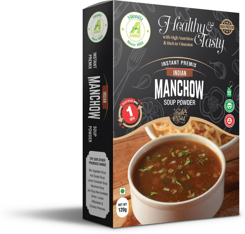 AARKAY Minnitz Instant Manchow Soup 240 G  (Pack of 2, 240 g)