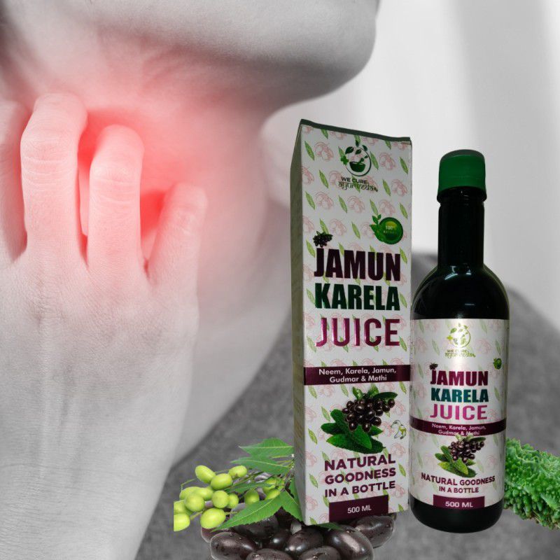 wecureayurveda Jamun Karela Neem Juice Good or Improves Liver Health, Helps in Psoriasis 500 ML  (500 ml)