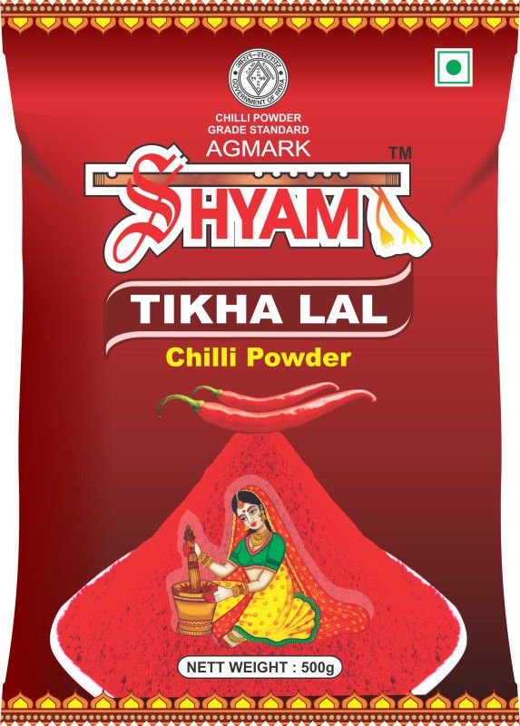 SHYAM Tikhalal Chilli Powder Agmark Grade  (500 g)