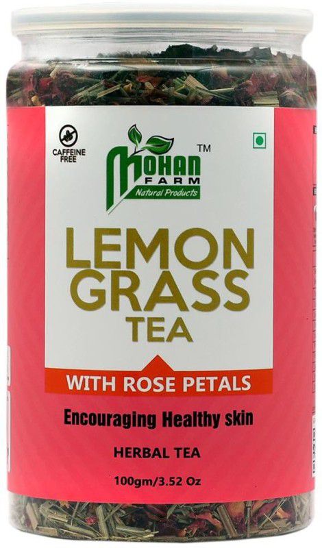 Mohan Farm Lemon Grass Tea | Ross Petal Rose Herbal Tea Box  (100 g)