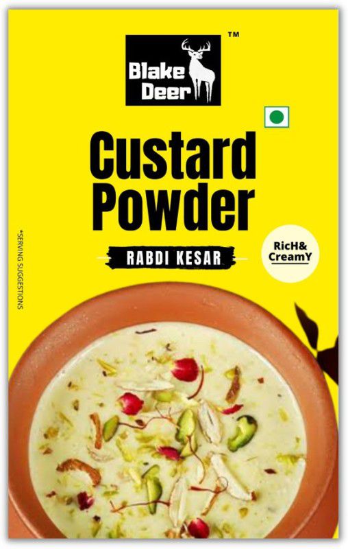 Blakedeer Custard Powder Rabdi Kesar Flavour Combo, 200g Custard Powder  (2 x 100 g)