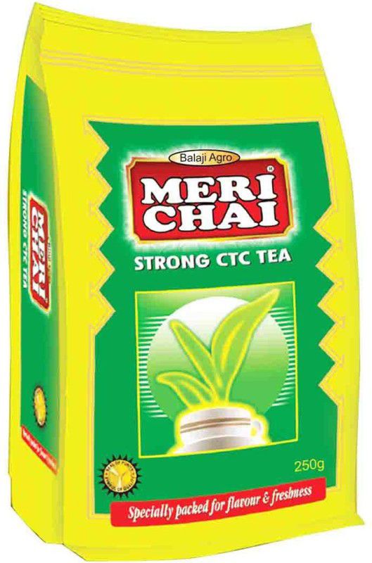 MERI CHAI Strong CTC Tea Pouch  (250 g)