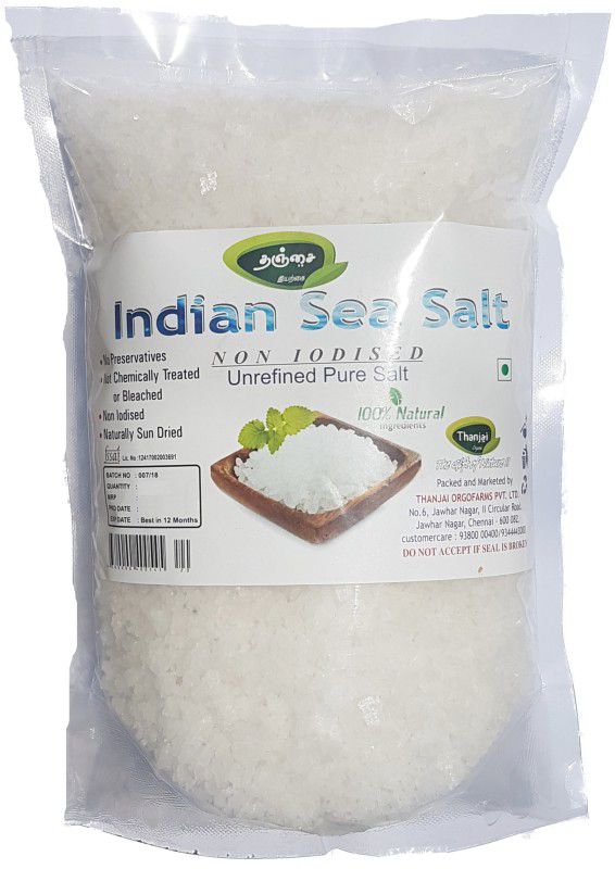 Thanjai iyerkai Indian Non Iodised Sea Salt 11000grams Traditionally Made 100% Natural Sea Salt Sea Salt  (11 kg)