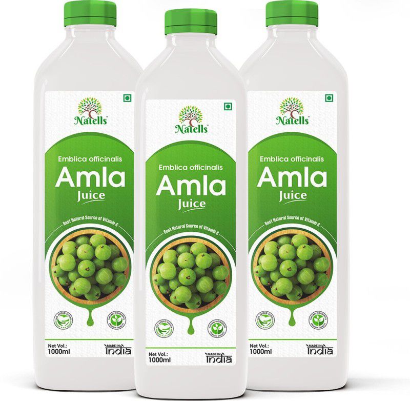 Natells Healthcare Amla Juice  (3 x 1000 ml)